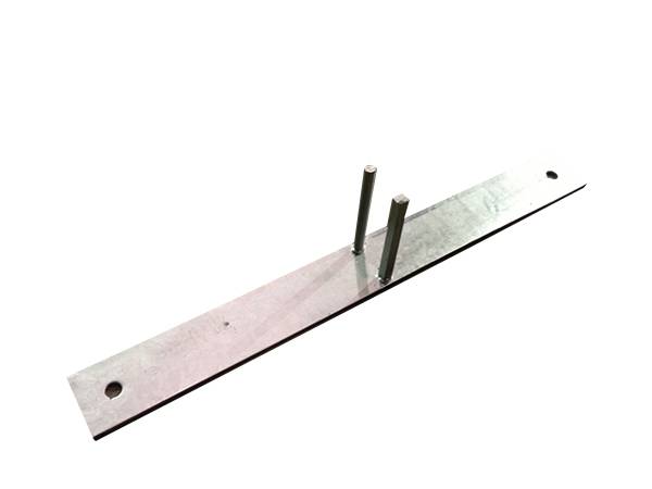 This is a fence feet with round and square steel rod for Canada temporary fence.